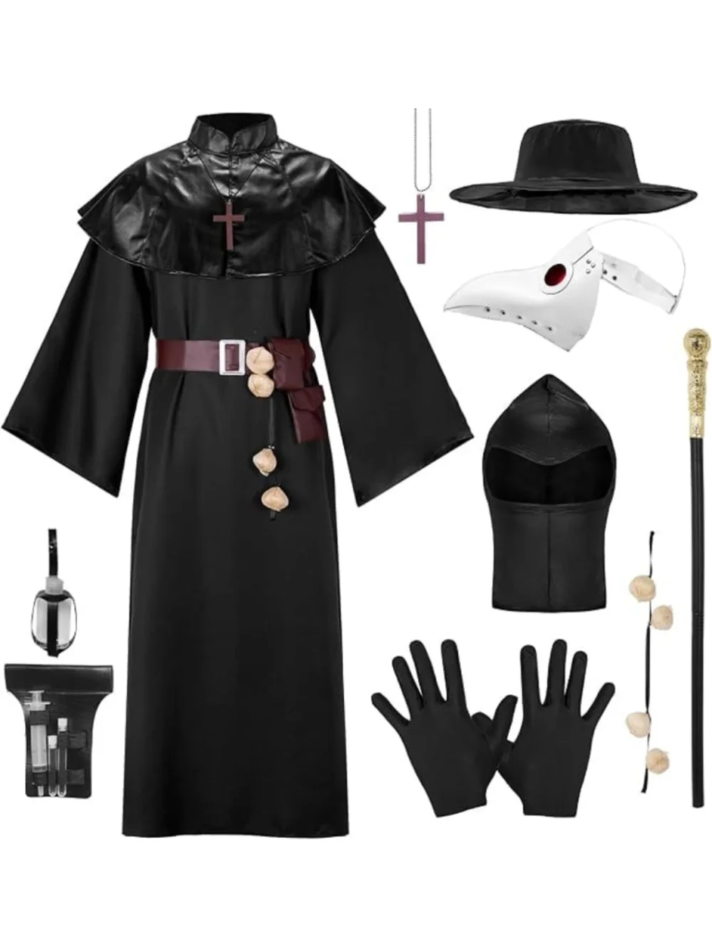 Spooktacular Creations Plague Doctor Adult Men's Costume NEW
